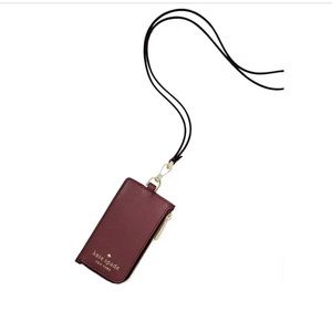 NEW!!!! Kate Spare Card Case Lanyard